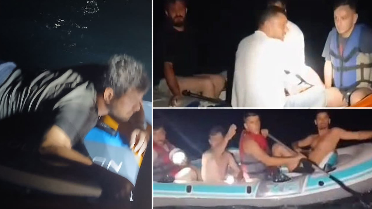 SUP board kabusu. Fırtına çıktı, gölün ortasında mahsur kaldılar