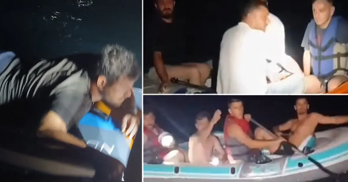 SUP board kabusu. Fırtına çıktı, gölün ortasında mahsur kaldılar