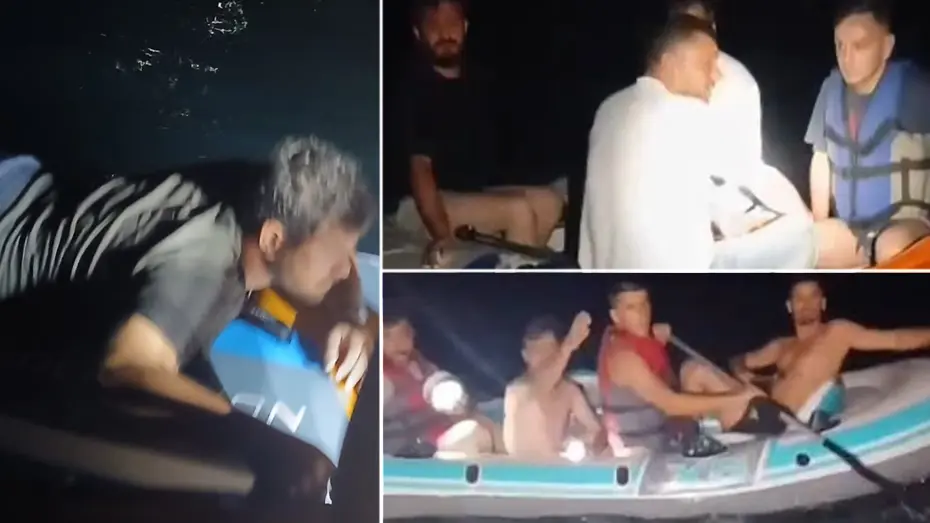 SUP board kabusu. Fırtına çıktı, gölün ortasında mahsur kaldılar