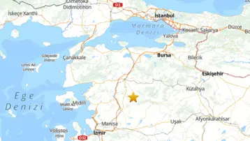 Sındırgı'da 4.1 büyüklüğünde deprem