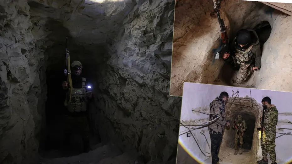 Ayn İsa'daki YPG tünelleri ortaya çıktı
