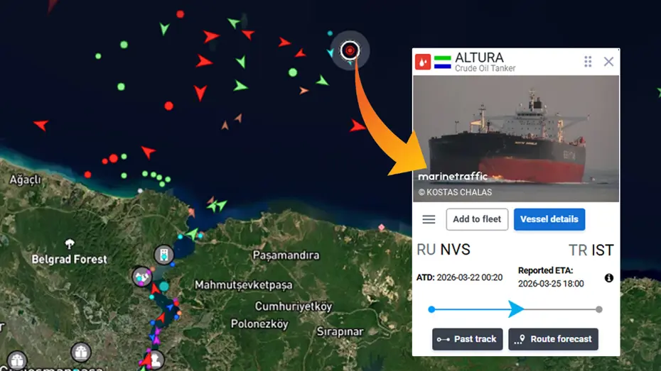 Türk tankerine drone isabet etti