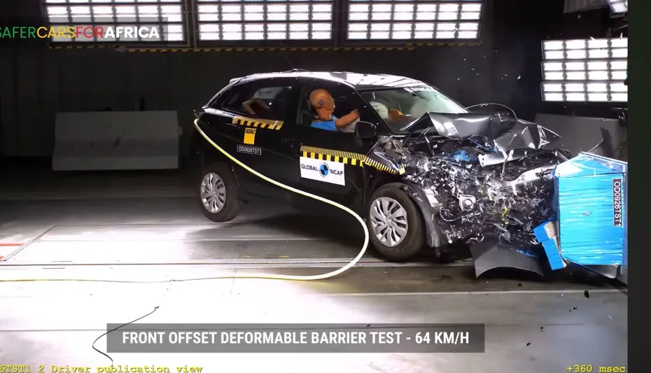 Toyota sıfır yıldız aldı, test tamamlanamadı