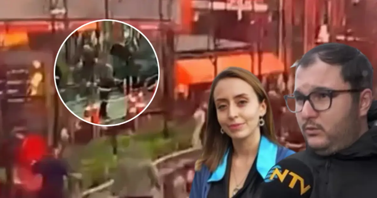 Beyoğlu'ndaki tabela faciası can alıyordu. İşletme sahibi NTV'ye konuştu