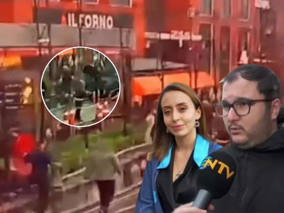 Beyoğlu'ndaki tabela faciası can alıyordu. İşletme sahibi NTV'ye konuştu