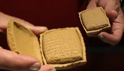 Çamur zarfta korunuyor. 4 bin yıllık kil tabletteki sır çözüldü