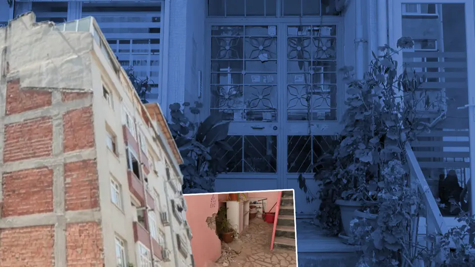 İstanbul'da tabut bina: Her an yıkılabilir ama mührü kırıp içeri girdiler