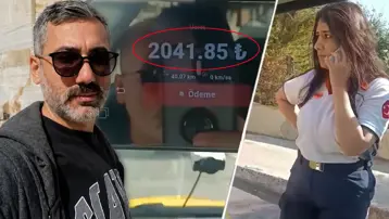 Uygulamada bin 686, taksimetrede 2 bin lira. Beylikdüzü'nde Iraklı doktor ve taksici arasında ücret kavgası
