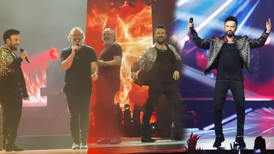 Tarkan konserinde Cem Yılmaz sürprizi. “Kuzu Kuzu” düeti sosyal medyaya damga vurdu