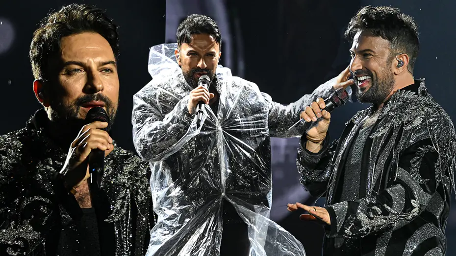 Tarkan'ın Ankara konserine yağmura rağmen on binlerce kişi akın etti. 