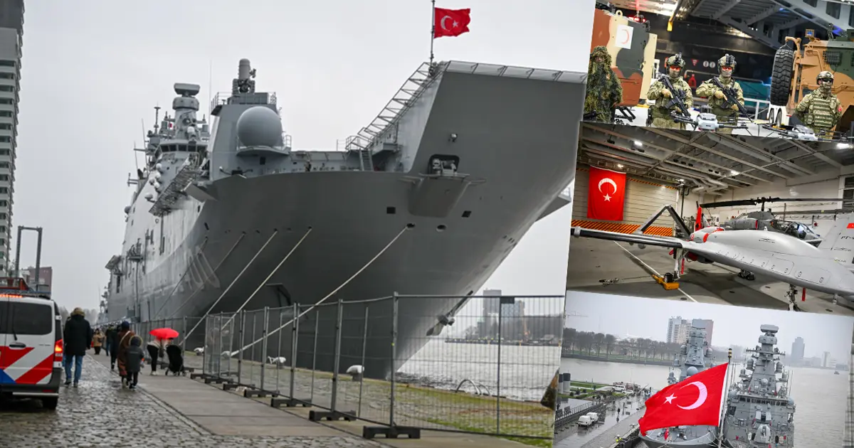Rotterdam'da TCG Anadolu Türk Savunma Sanayi Fuarı