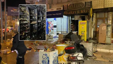 Yalova'da ailesiyle tartışan genç babasına ait tekel bayisini ateşe verdi