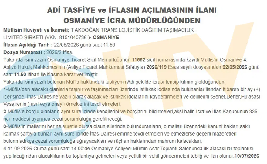 Yüzde 9 bin 900 büyüyüp iflas etmişti. Tanju Akdoğan’ın şirketi için son hamle 4