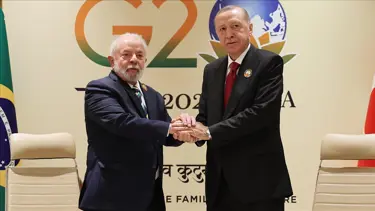 Cumhurbaşkanı Erdoğan, Brezilya Devlet Başkanı Lula da Silva ile görüştü