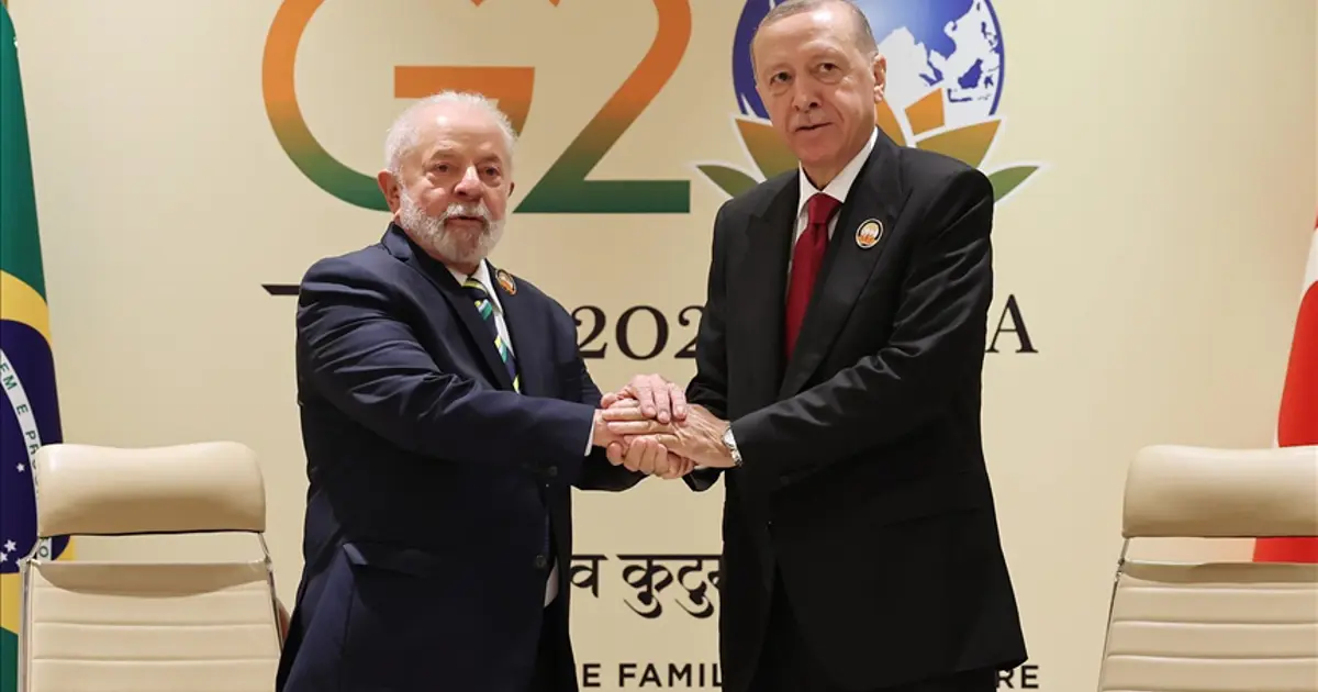 Cumhurbaşkanı Erdoğan, Brezilya Devlet Başkanı Lula da Silva ile görüştü