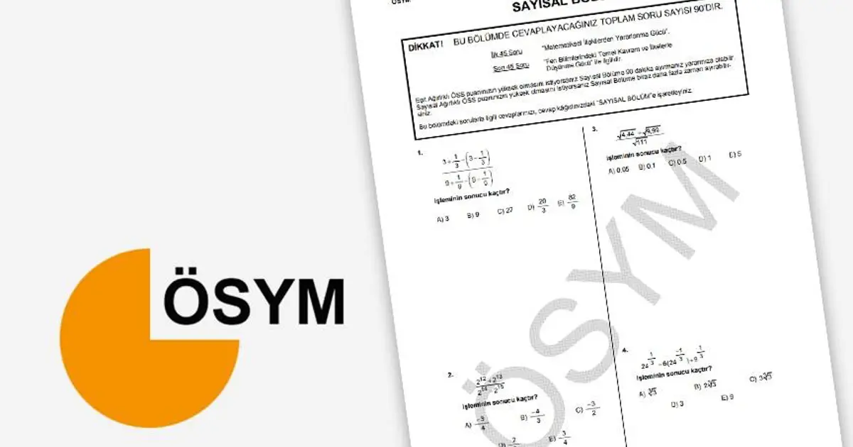 ALES soruları ve cevapları 2025 sorgulama ekranı: ÖSYM ALES sözel-sayısal cevap anahtarı yayımlandı