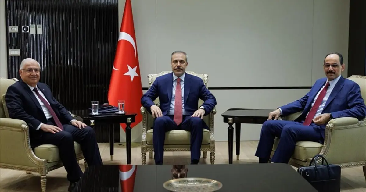 Fidan, Güler ve MİT Başkanı Şam'da