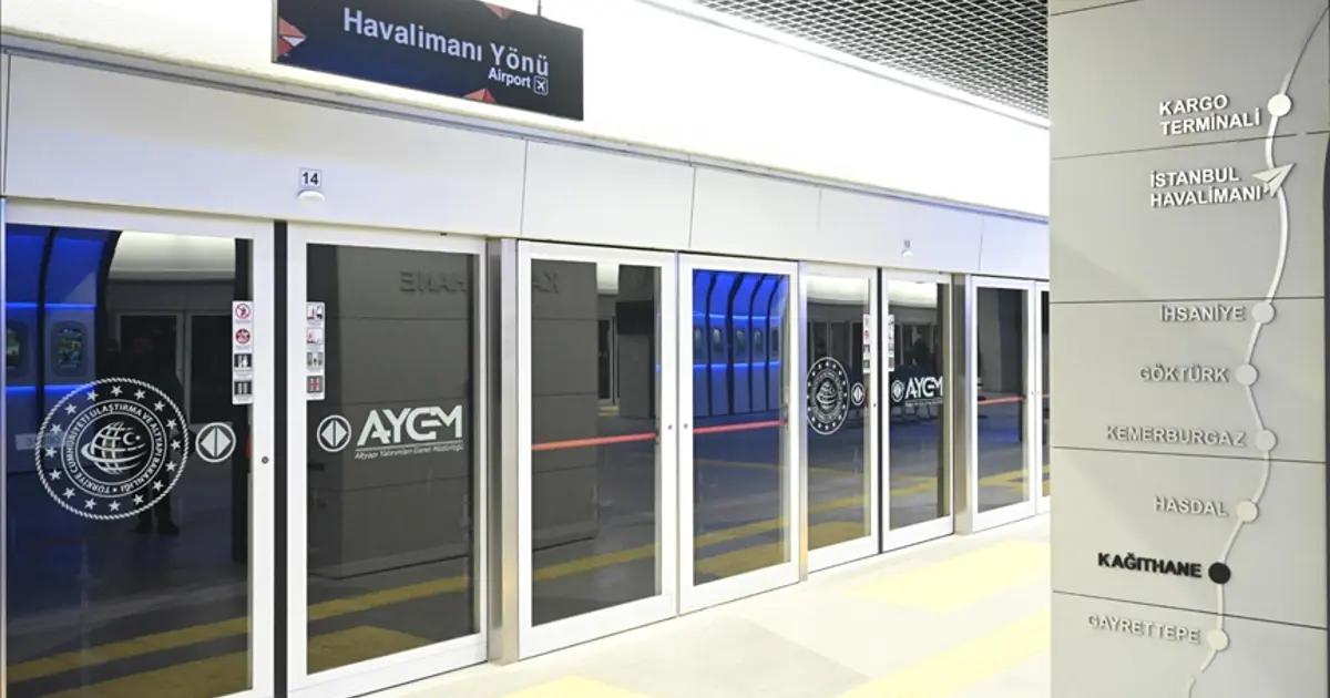 Türkiye'nin en hızlı metrosundan yeni rekor. Bir günde 44 bin kişi kullandı