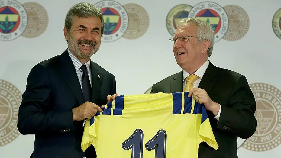 Aziz Yıldırım resmen açıkladı. Fenerbahçe'de yeni teknik direktör Aykut Kocaman mı olacak?
