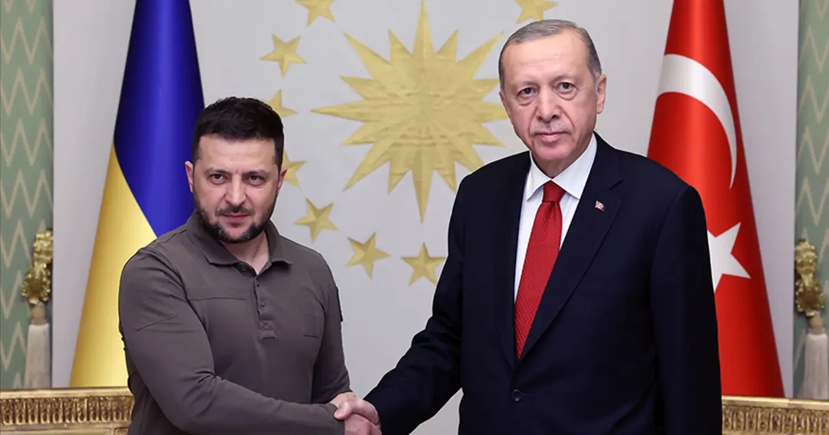 Cumhurbaşkanı Erdoğan, Ukrayna lideri Zelenski ile görüştü