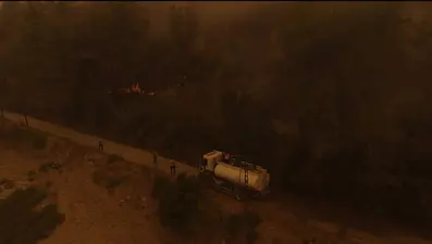 Suriye'nin Lazkiye bölgesindeki yangın söndürüldü