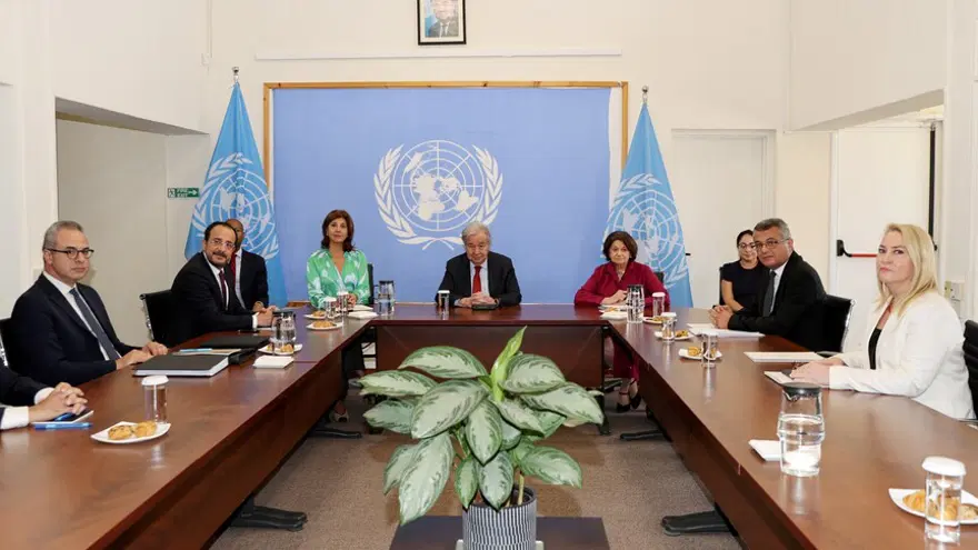 BM Genel Sekreteri Guterres 16 yıl sonra Kıbrıs'ta. "Çözümün sağlanması için yeni bir toplantı istiyoruz" 