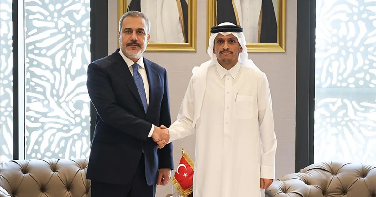 Dışişleri Bakanı Fidan, Katar Başbakanı Al Sani ile görüştü