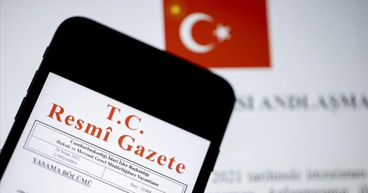 Resmi Gazete'de bugün (9 Kasım 2025 Resmi Gazete kararları)