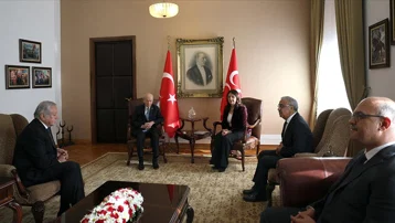 DEM Parti heyetinden Bahçeli'ye ziyaret