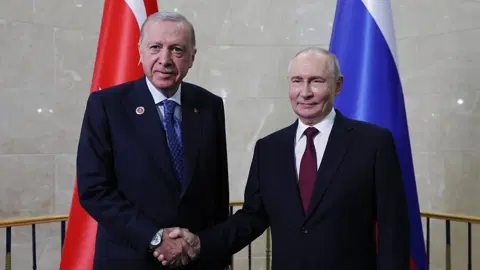 Cumhurbaşkanı Erdoğan Putin ile görüştü