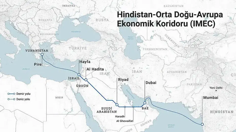 İsrail basını: Tel Aviv, IMEC dışında kalırsa bölgedeki stratejik önemini yitirmekten endişe ediyor