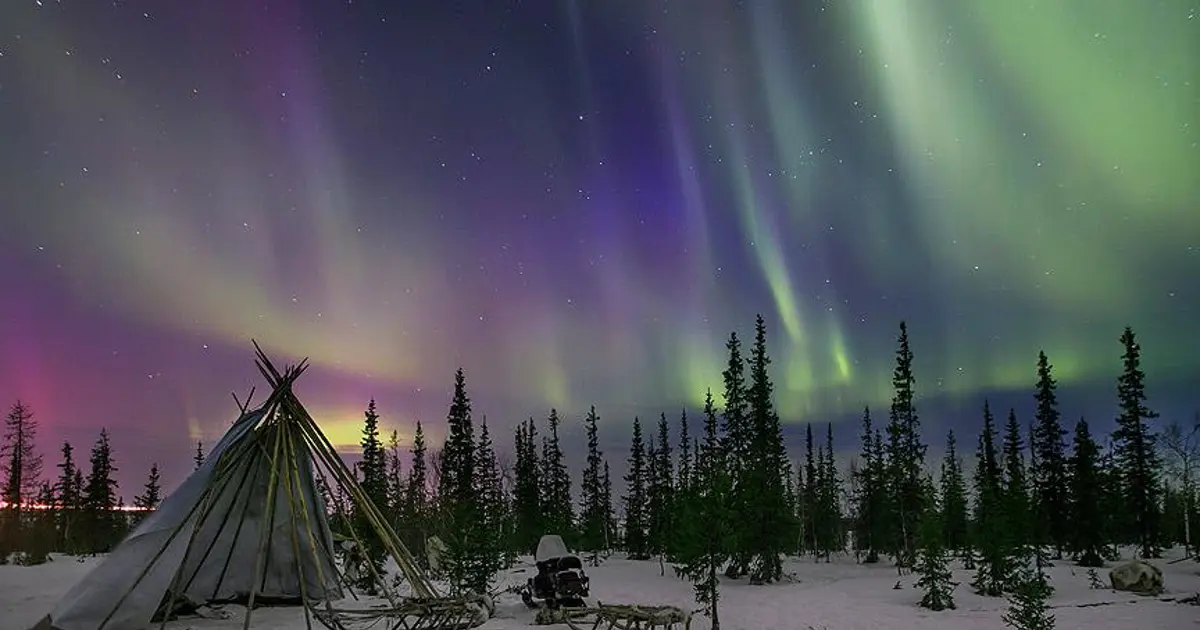 Dünyayı etkisi altına aldı. Gökyüzünde dans başladı