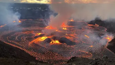 Kilauea yanardağı patladı
