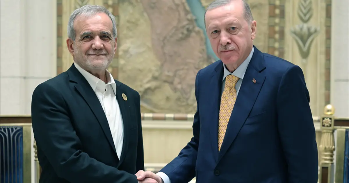 Cumhurbaşkanı Erdoğan, Pezeşkiyan ile görüştü. "Ankara ile çatışma istemiyoruz"