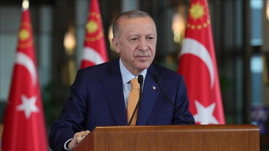 Cumhurbaşkanı Erdoğan'dan A Milli Takım'a tebrik mesajı