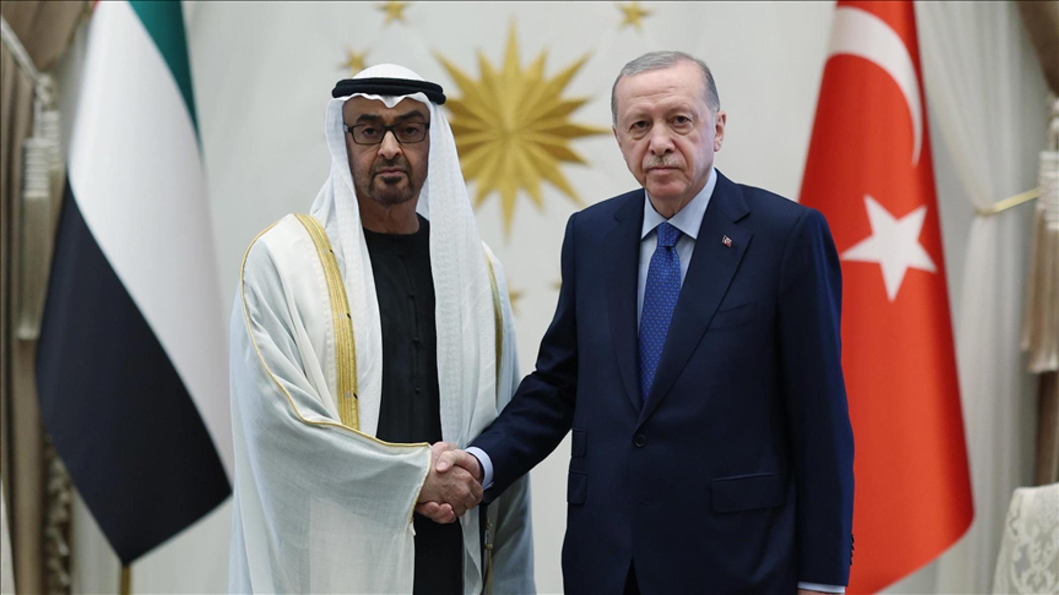 Cumhurbaşkanı Erdoğan, BAE Devlet Başkanı Al Nahyan ile görüştü
