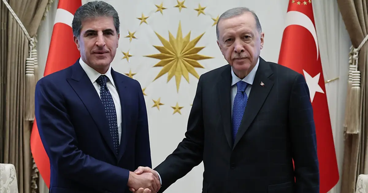 Cumhurbaşkanı Erdoğan, IKBY Başkanı Barzani ile görüştü