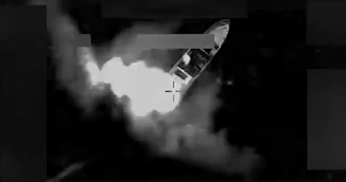 ABD'de uyuşturucu operasyonu! Tekne böyle vuruldu