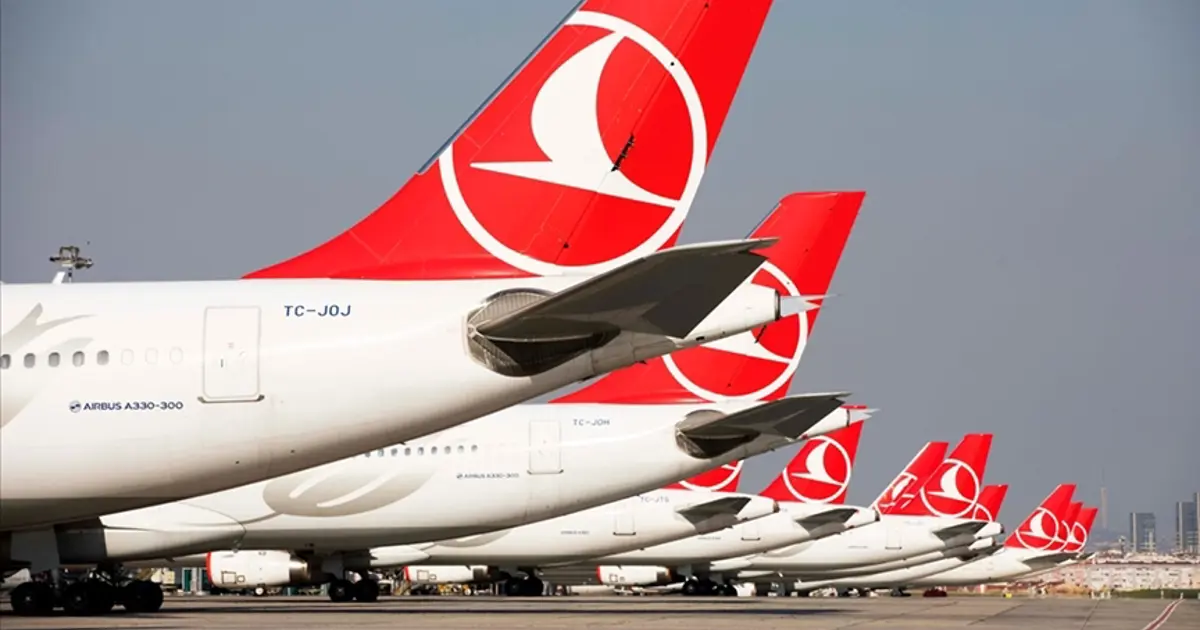 THY uçağında bomba önlemi. Uçak indi, kontroller yapılıyor