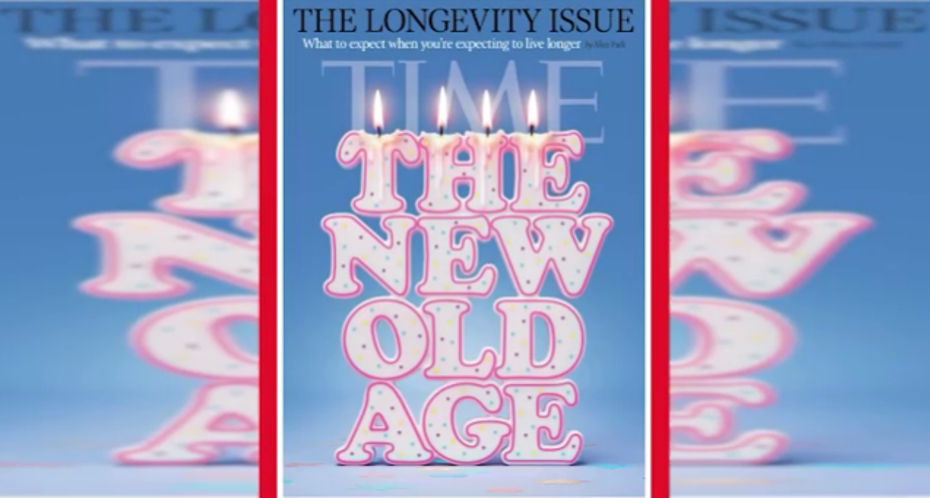 Time dergisinden dikkat çekici kapak. 65 yaş artık yeni bir başlangıç