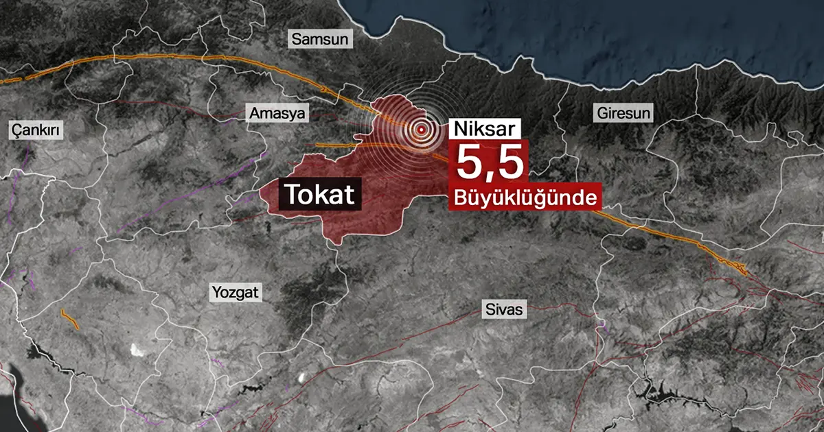 Tokat'ta gece yarısı 5,5 büyüklüğünde deprem. "Daha büyük bir deprem olur mu?" Naci Görür'den açıklama