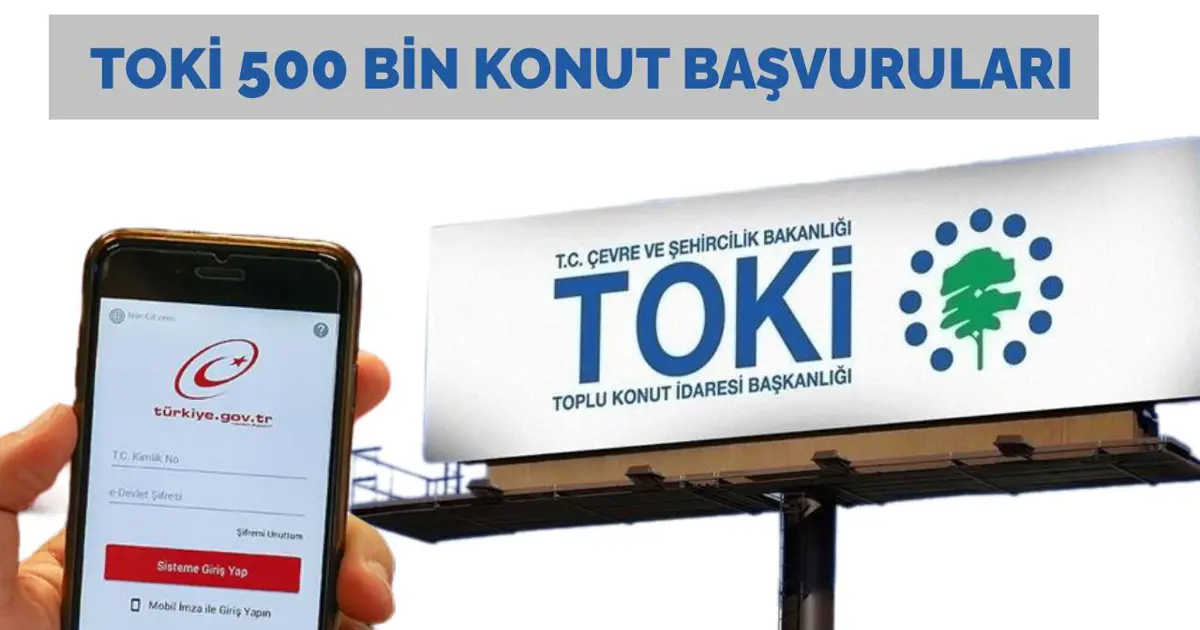 TOKİ 500 bin konut başvuru günleri 2025: TOKİ 500 bin konut başvuru şartları neler, nasıl başvuru yapılır? (TOKİ başvuru ekranı ve ücreti)
