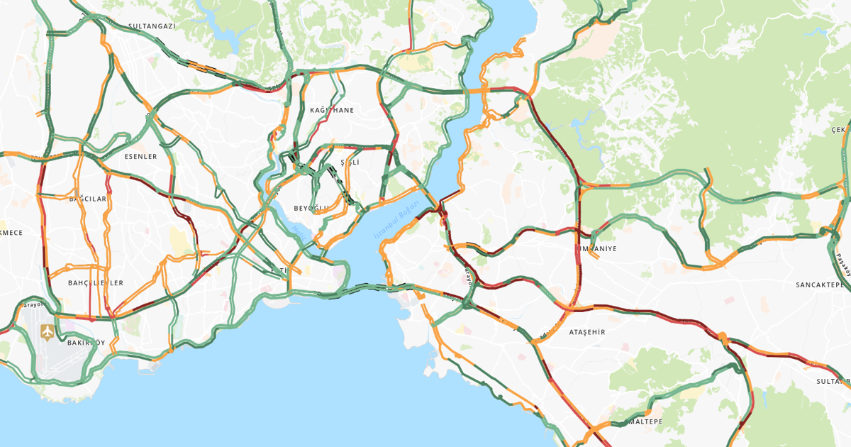 İstanbul'da sağanak: Trafik yoğunluğu arttı