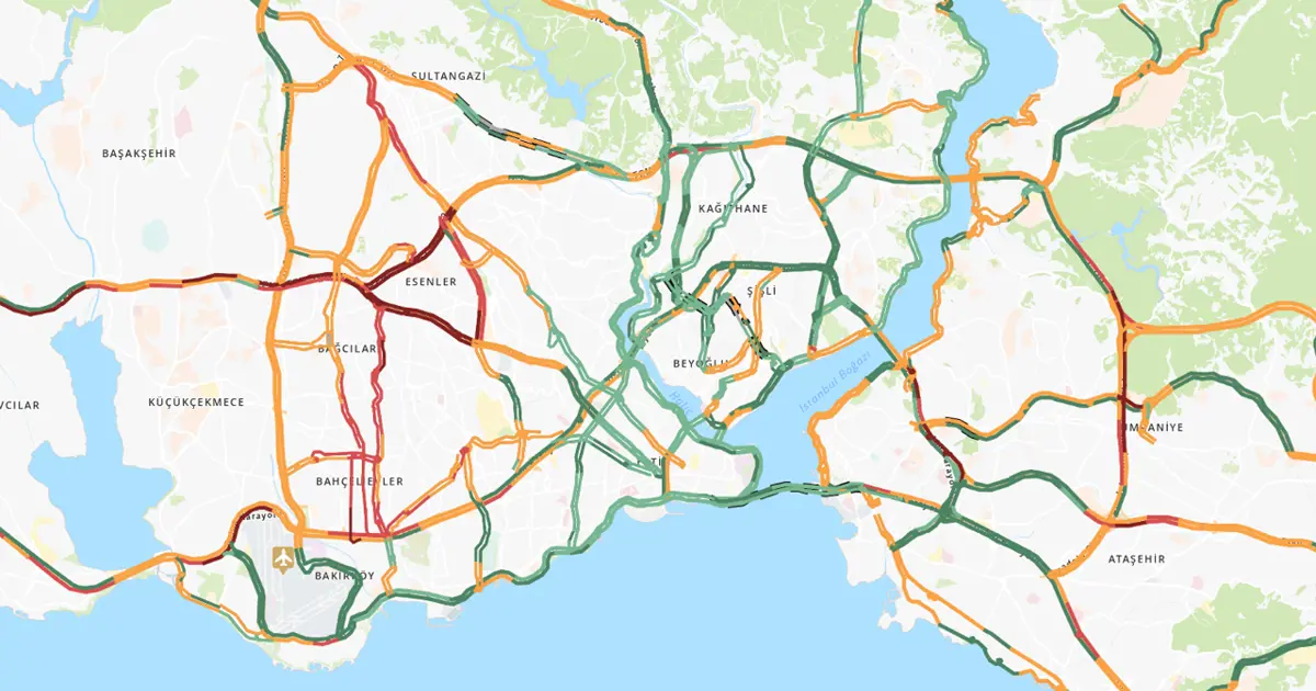Kar yağdı, İstanbul'da trafik yüzde 80'e çıktı