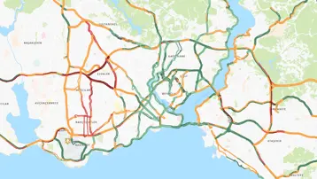 Kar yağdı, İstanbul'da trafik yüzde 80'e çıktı