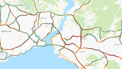 İstanbul'da sağanak trafiği etkiledi
