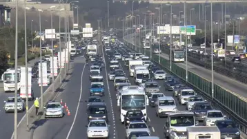 İstanbul'da pazartesi trafiği