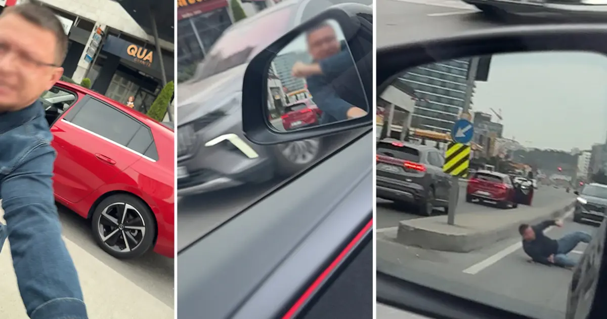 İstanbul'da trafik kavgasında kaza: Kapıyı açmak istedi, yere düştü