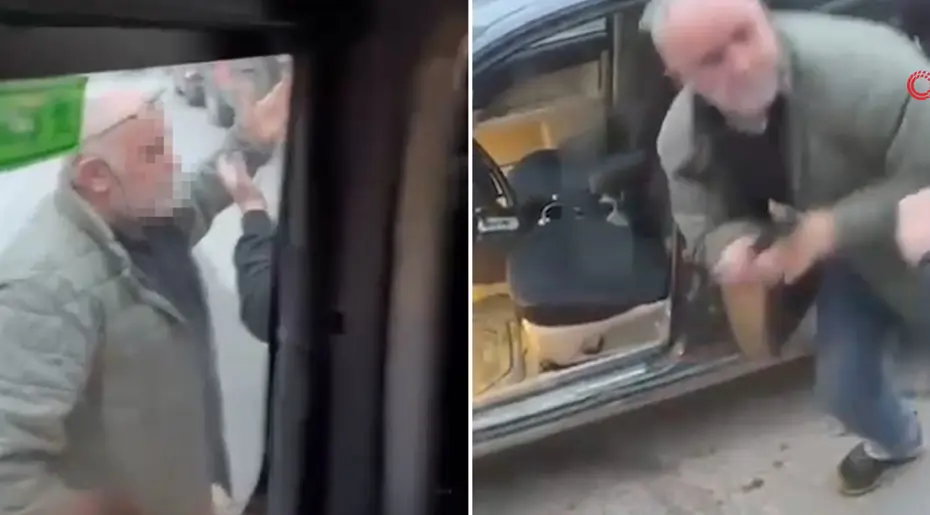 İstanbul trafiğinde bıçaklı tehdit