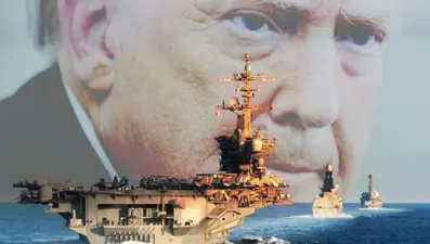 Trump İran'ı tehdit etti. Uçak gemisi ve destroyerler yolda